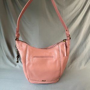 The Sak Sequoia Hobo in Dusty Rose.
